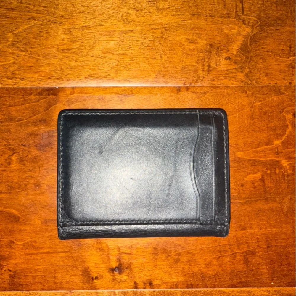 Coach Black Leather Card Holder - Picture 3 of 3